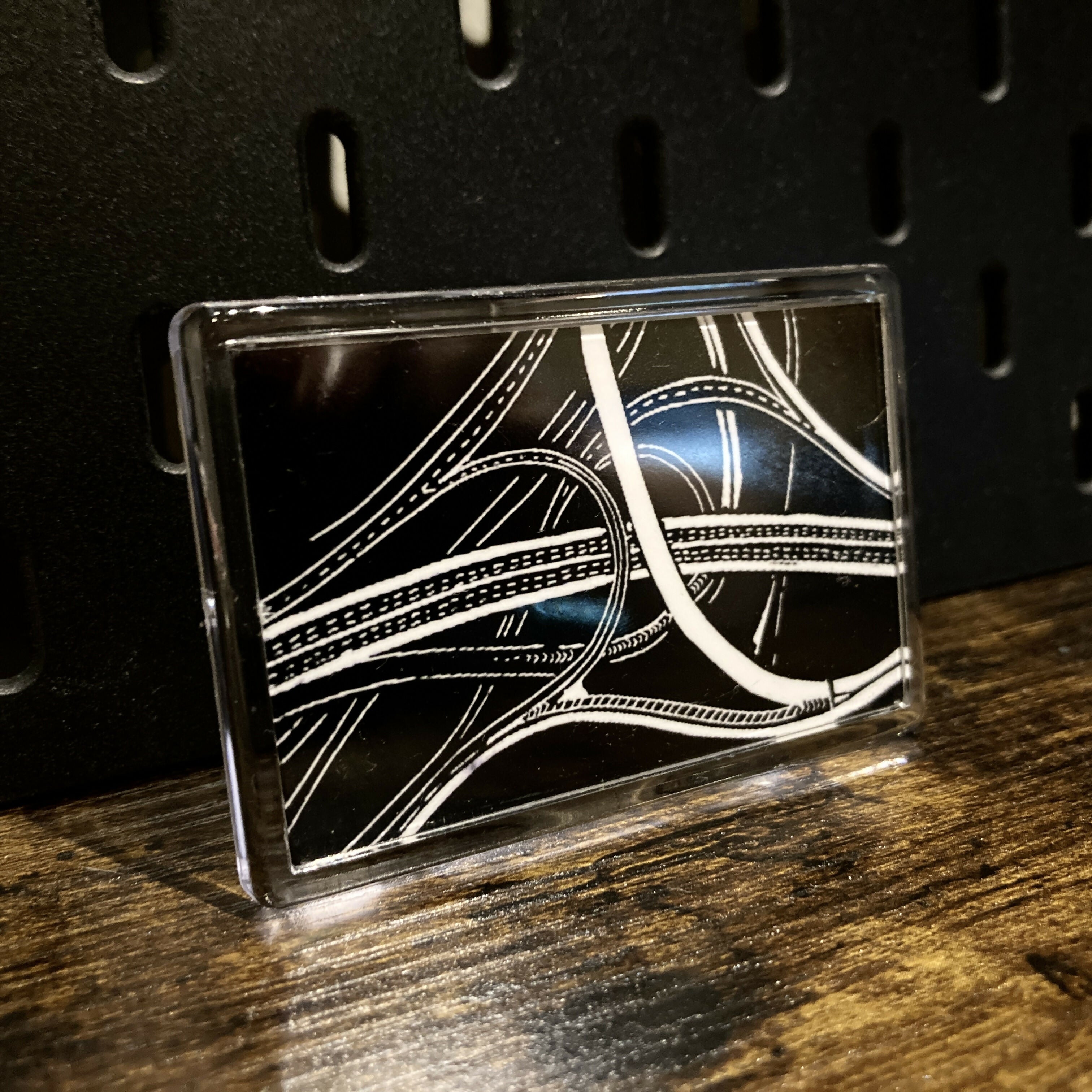 Magnet - Digital print of Spaghetti Junction lino