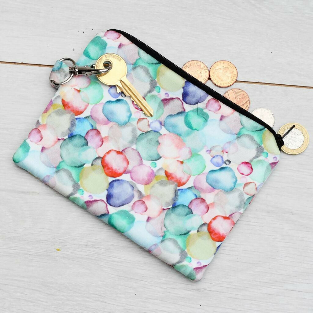 Silk Zipped Coin Purse | Elegant & Functional | Art & Soul