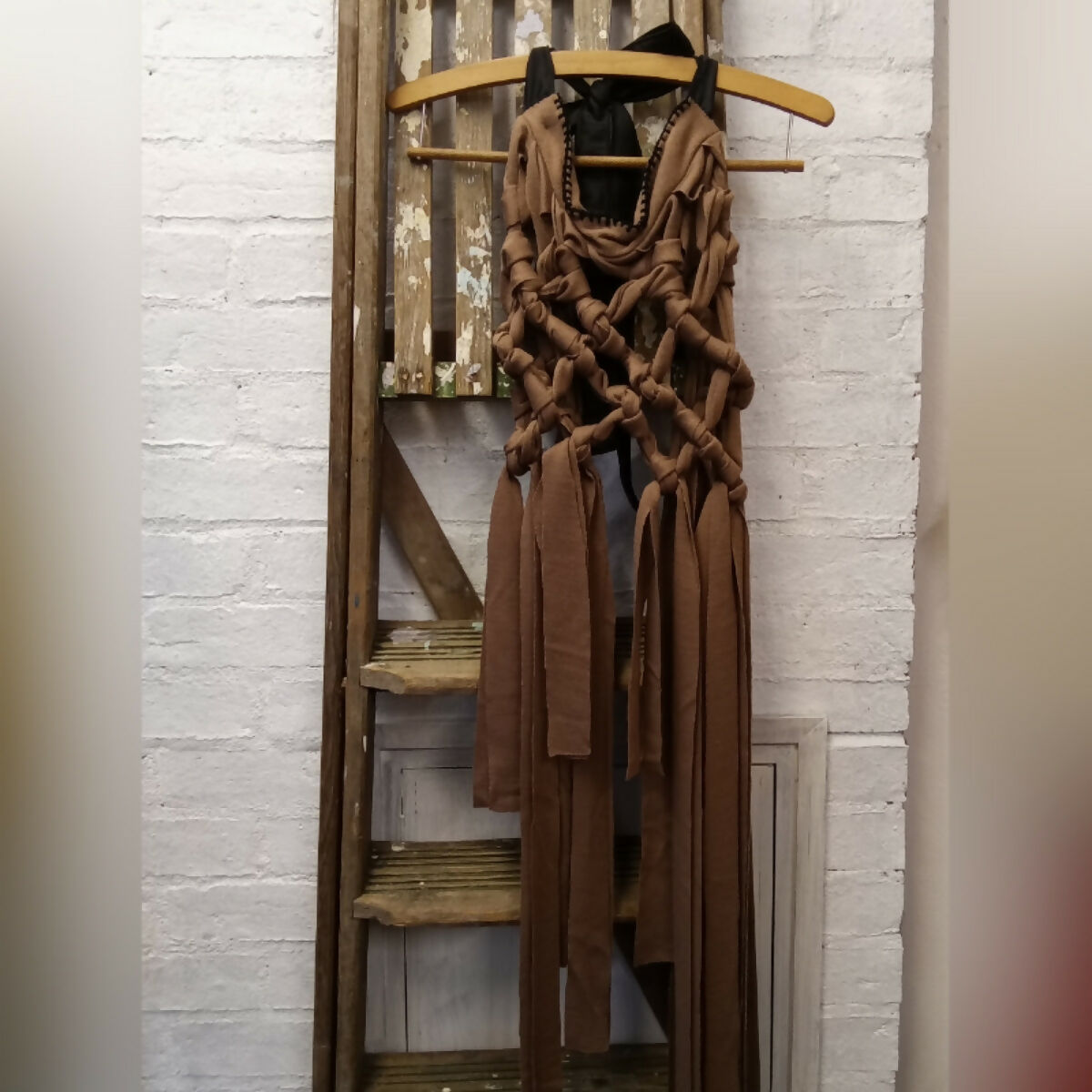 RHIAN JERSEY MACRAME COLLAR