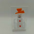 Fused Glass Snowman Tealight