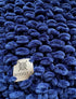 MID REGULAR LENGTH , PREMIUM CHENILLE - COSY LUX VELVET CHUNKY SCARF - MIDNIGHT BLUE COLOUR