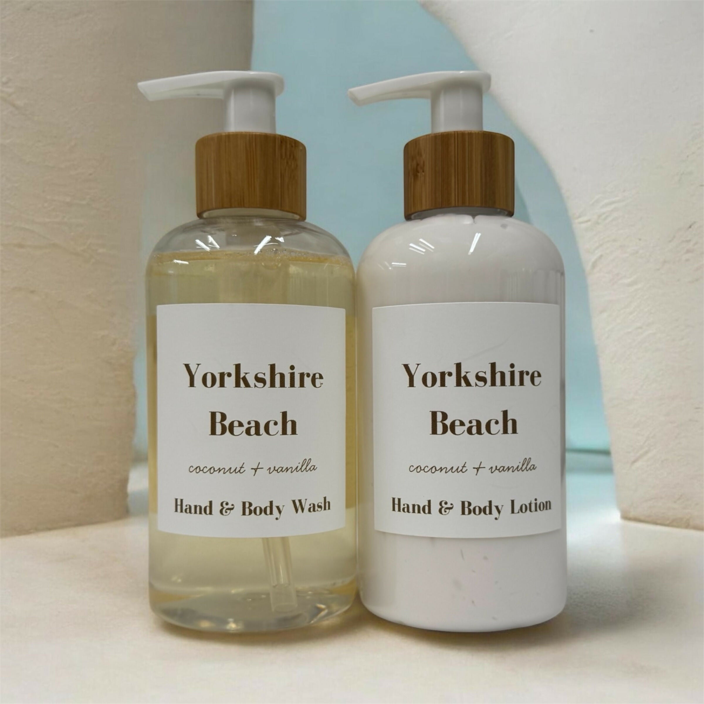 Yorkshire Beach - Coconut and Vanilla Hand Wash & Lotion Set