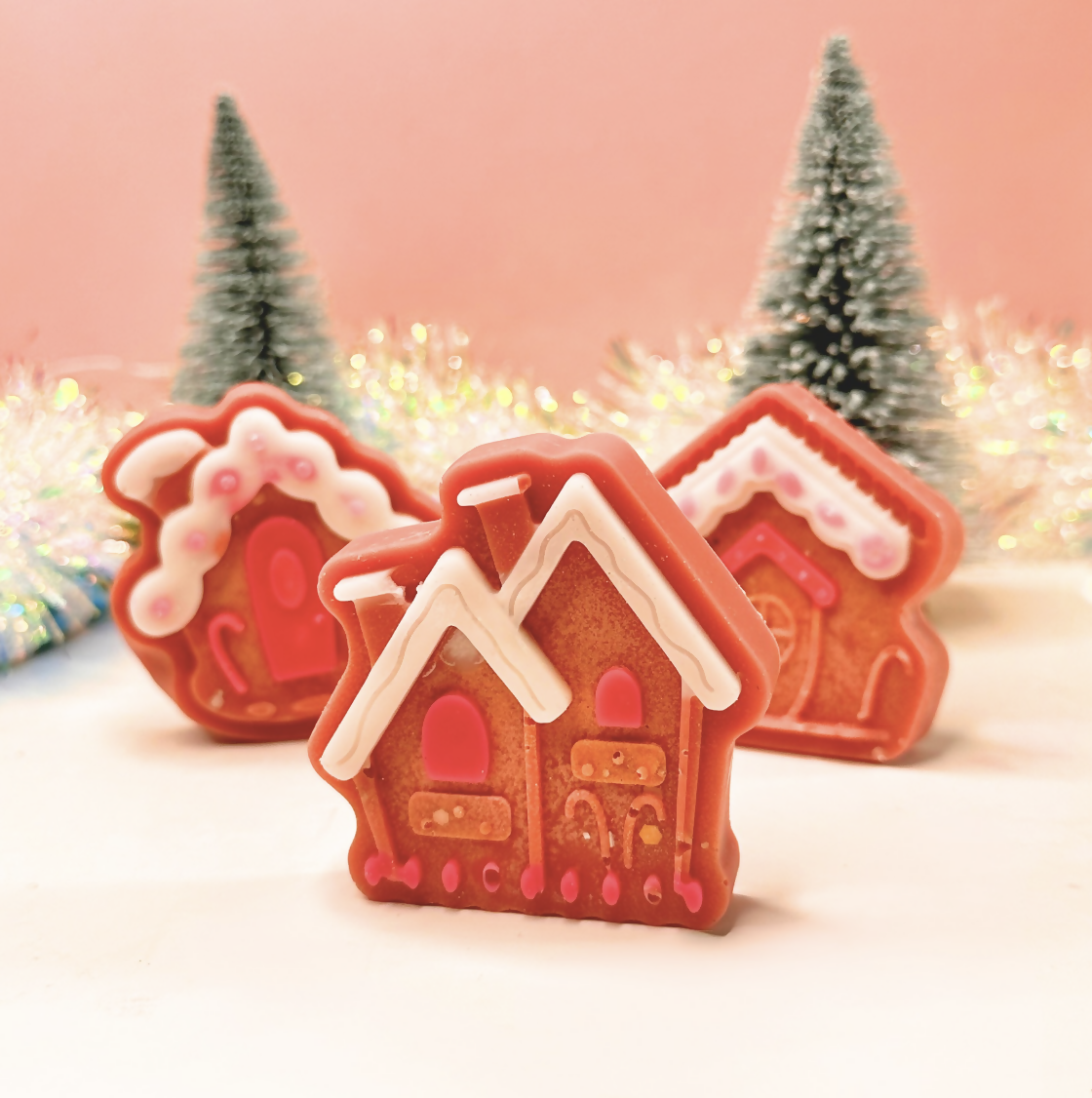 Gingerbread Village - Warm Gingerbread Fragranced House Vegan Wax Melt Shape
