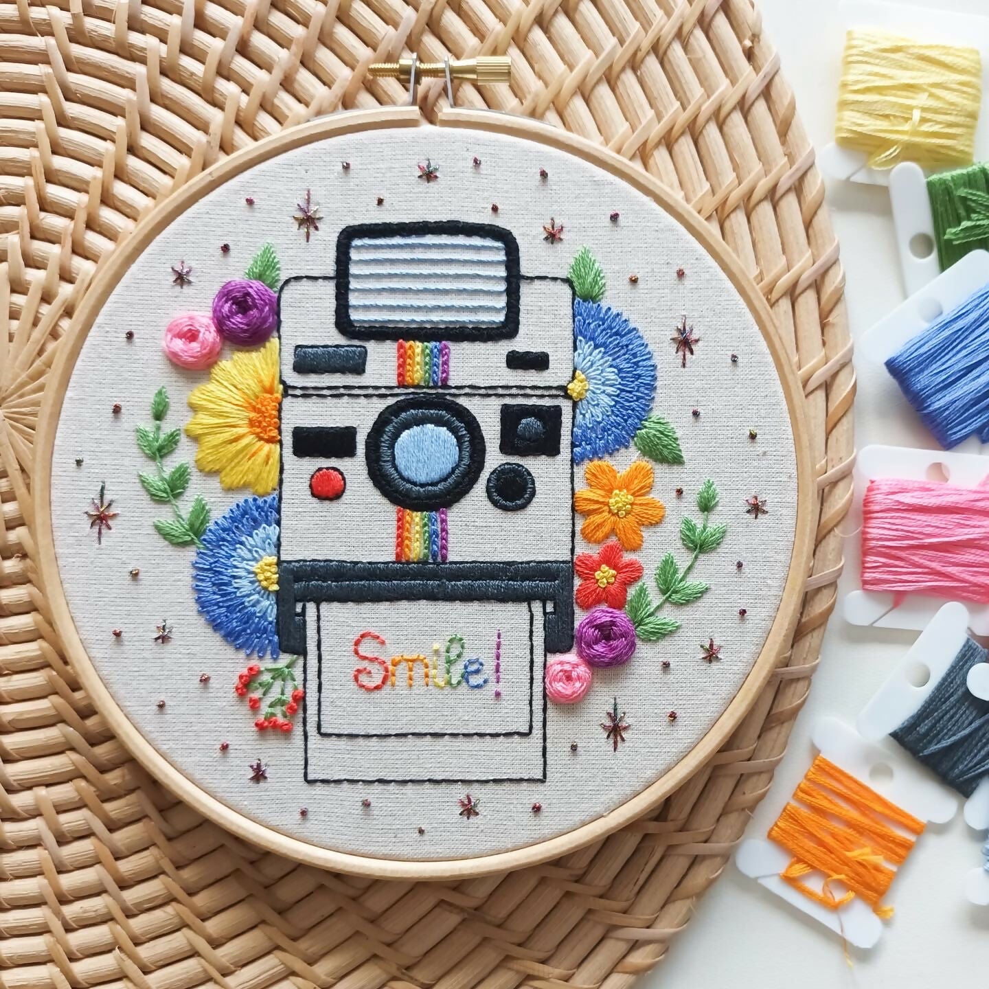 DIY Embroidery Kit For Beginners - Don’t Forget To Smile