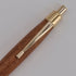 Hand Turned Click Pen made from Mahogany Wood