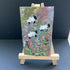 3 Sheep Oil Painting Mini Canvas Fridge Magnet