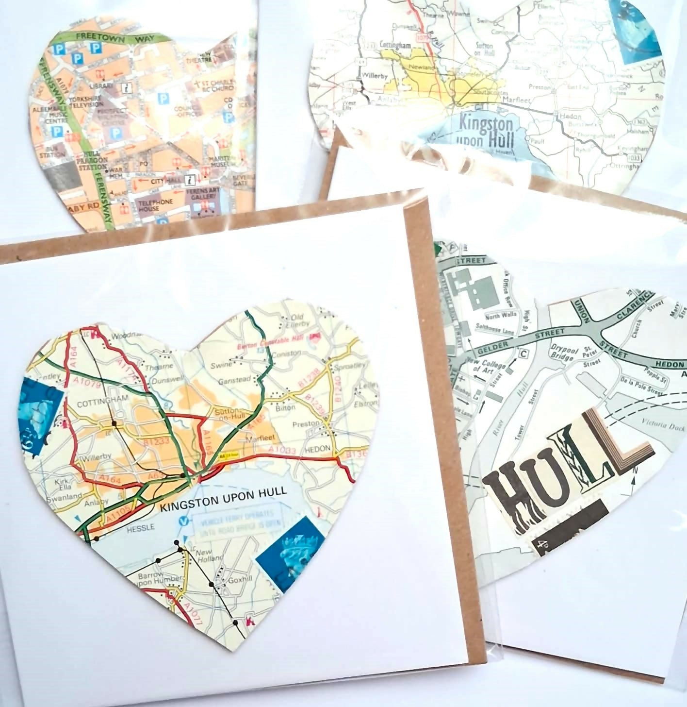 Hull Map Greeting Card