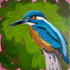 Common Kingfisher Bird - Original Acrylic Painting