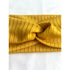 Mustard Yellow Ribbed Jersey Headband