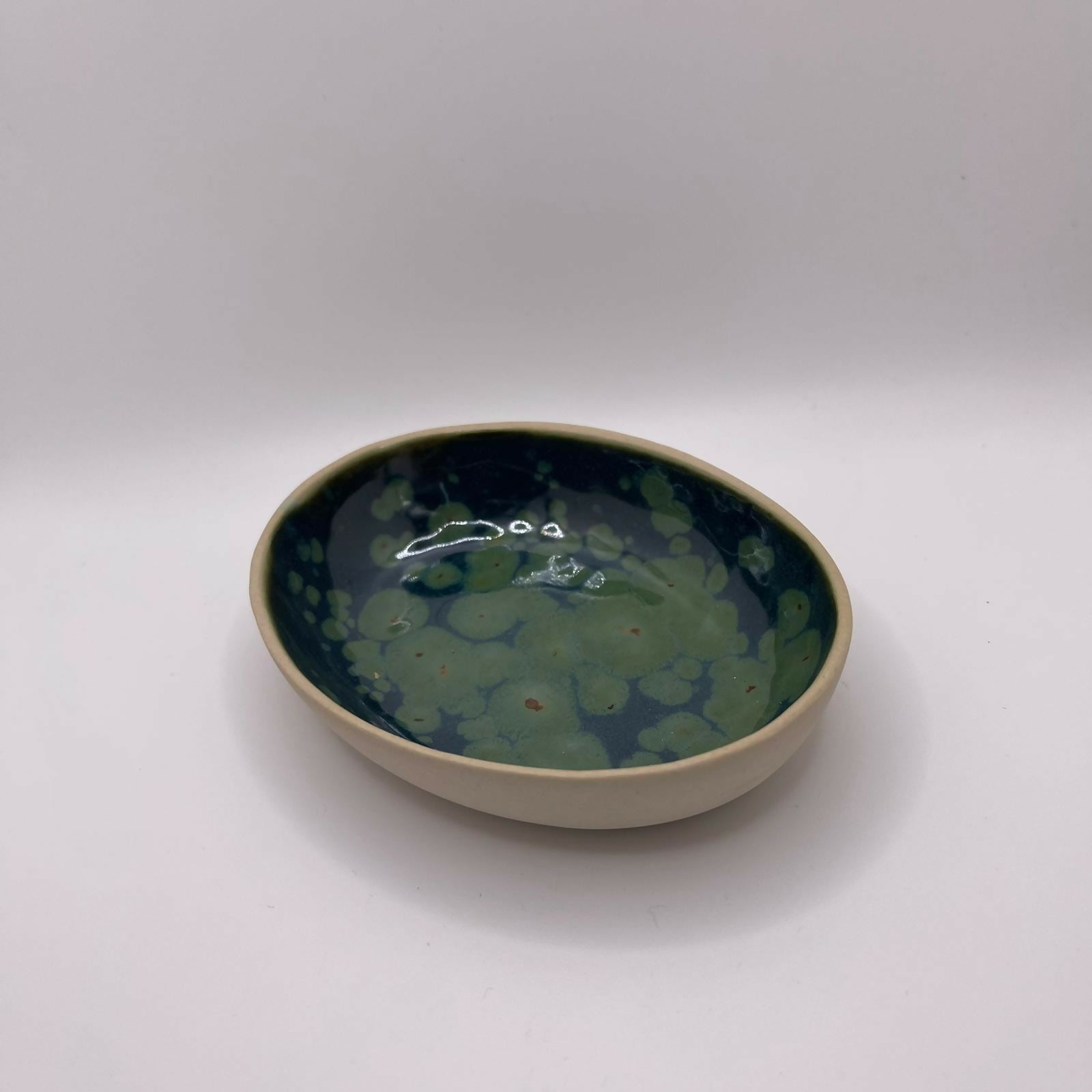 Artistic Green Medium Trinket Dishes