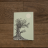 HAG TREE DRYAD LINOCUT GREETING CARD