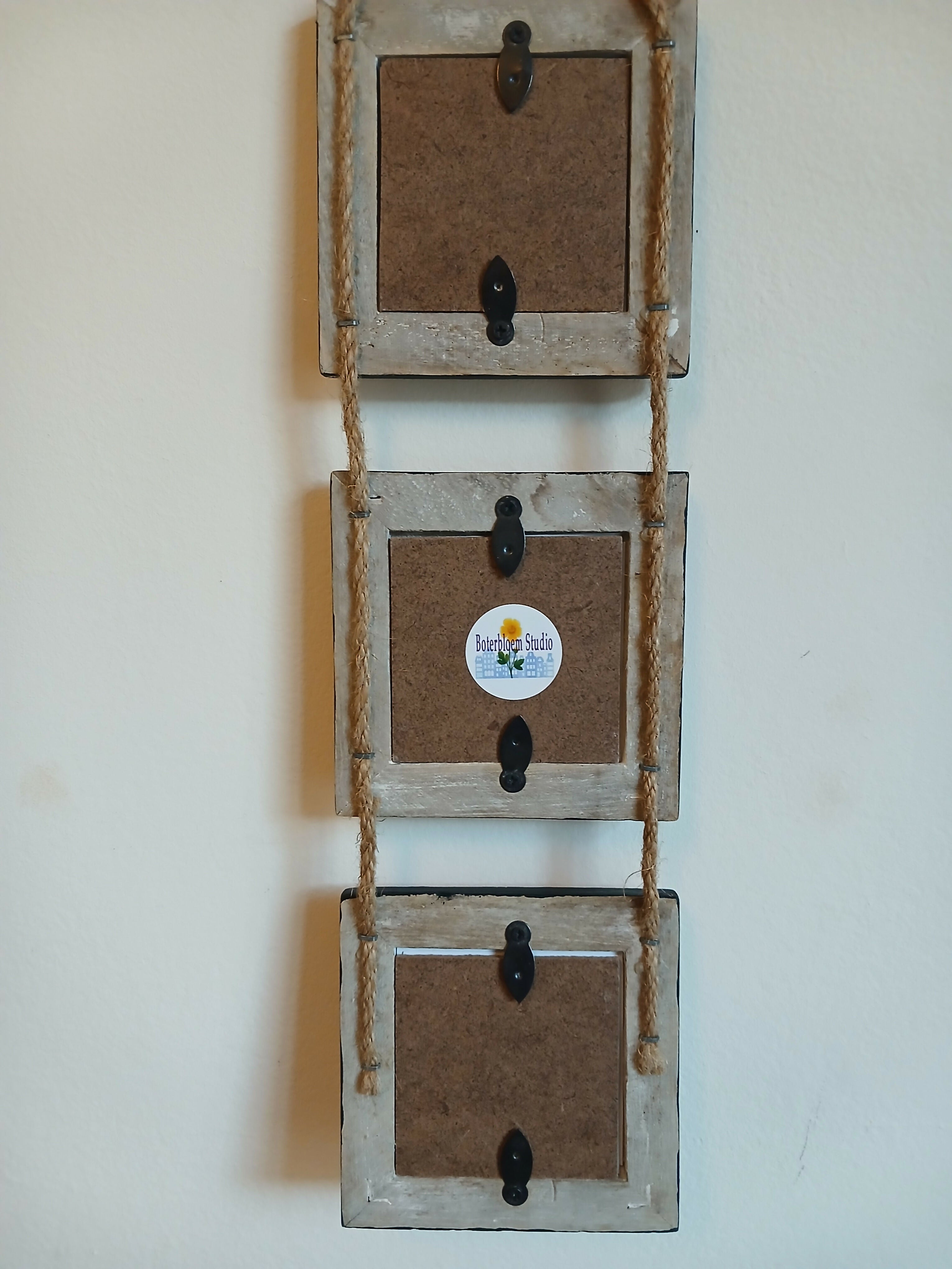 Cactus Three Tier Hanging Clay Picture