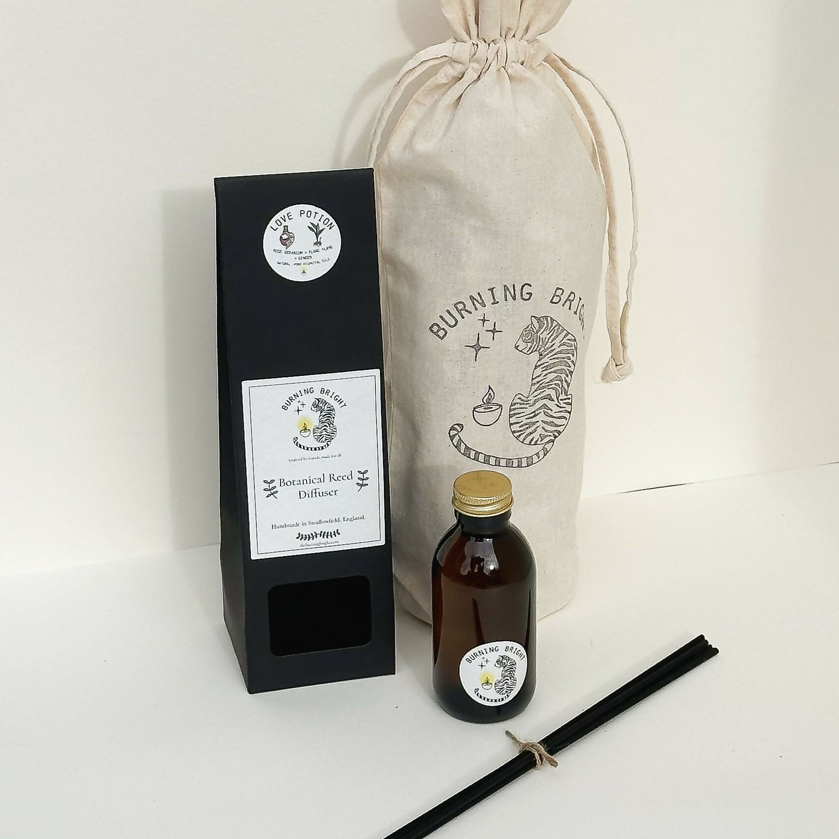 Love Potion Aromatherapy Natural Reed Diffuser