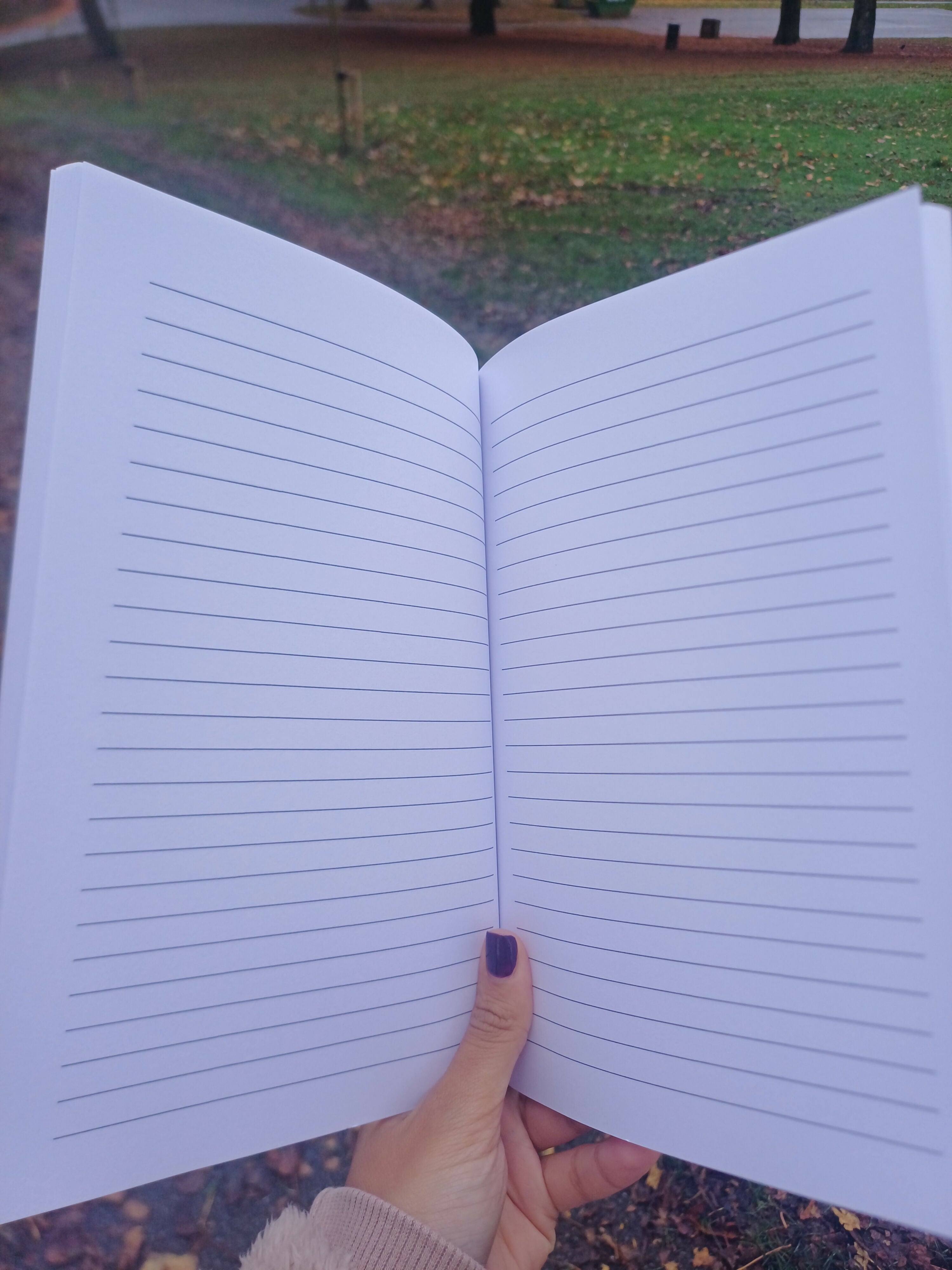 Planets and clouds notebook | purple journal | 108 lined pages | 6 x 9 inches