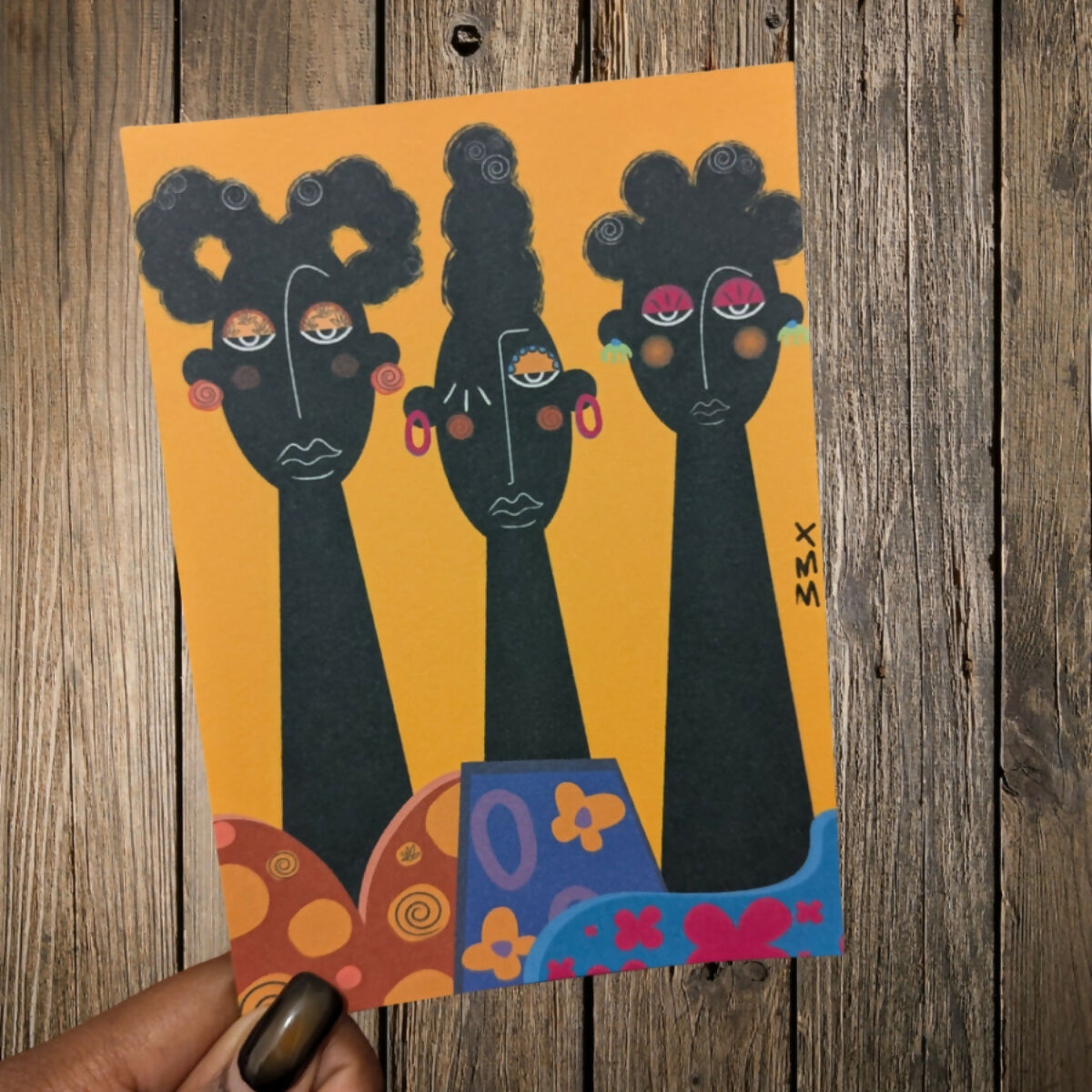 A6 Print- Three Women Portrait