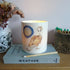 Barn owl and Moon Bone China Candle Holder