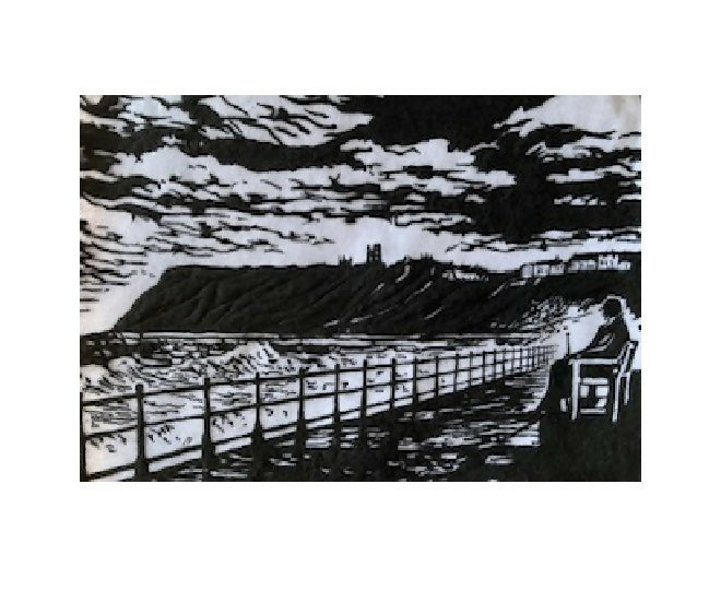 Large wool felted seascape Scarborough North Bay