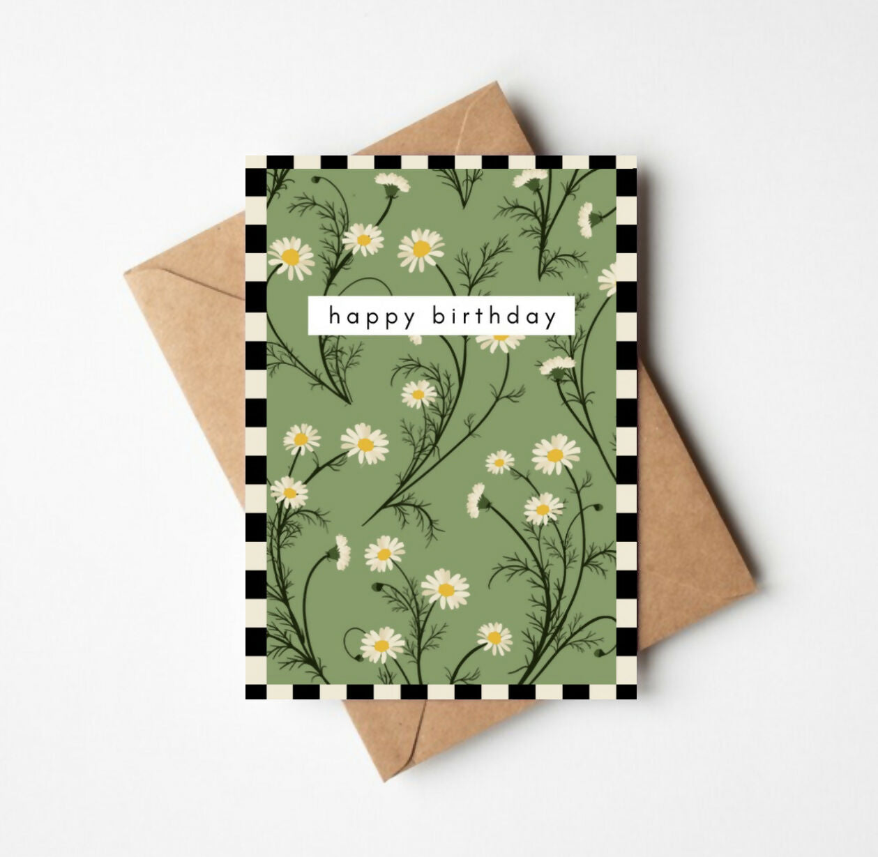 Chamomile Birthday Card