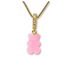 Sugar Coated Gummy Bear Pendant in Bubblegum Pink