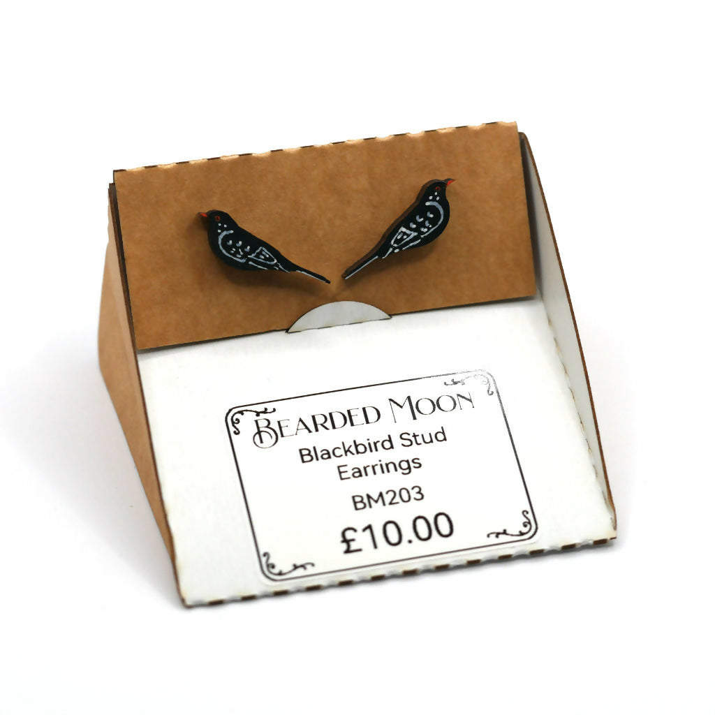 Blackbird Stud Earrings