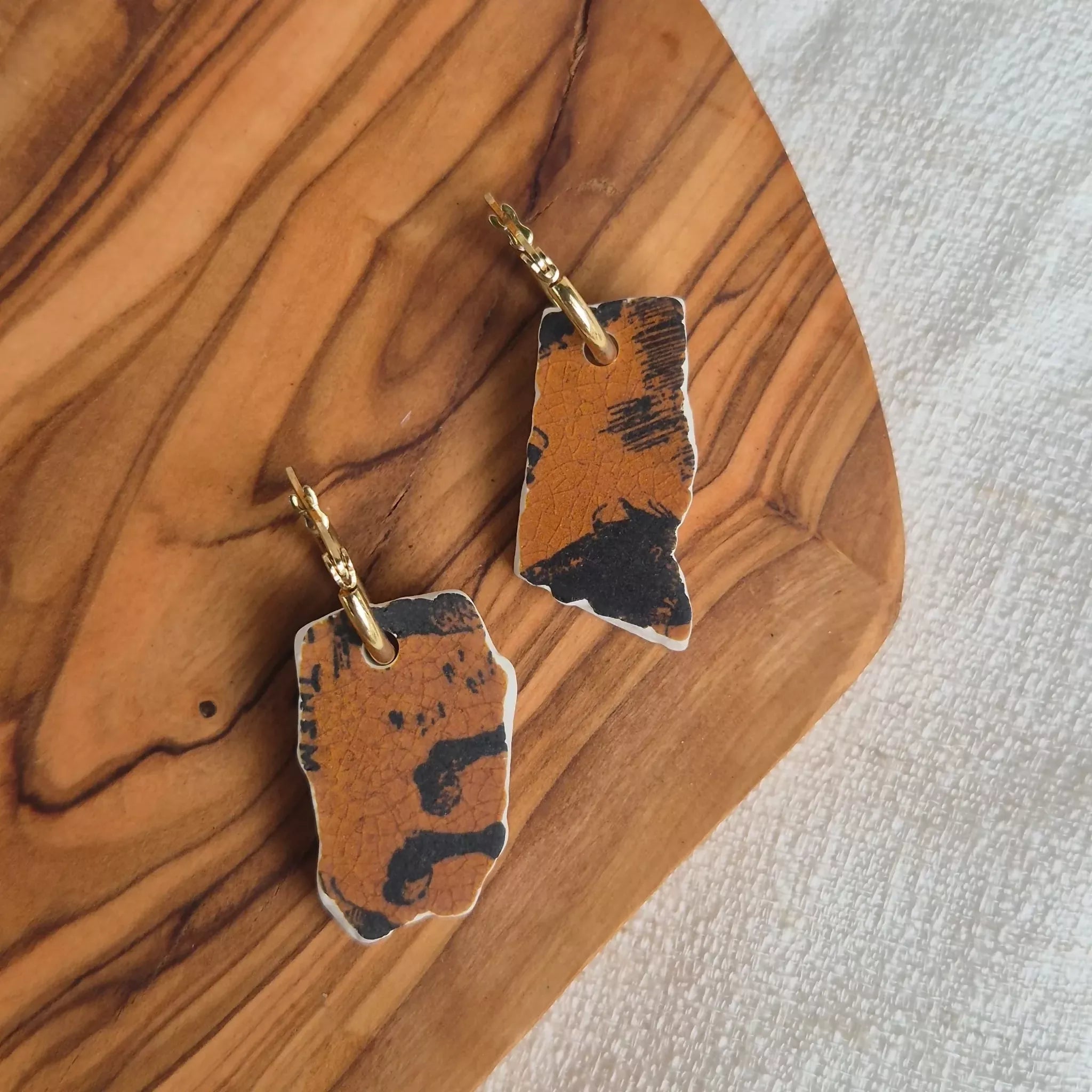 Recycled Ceramic Earring