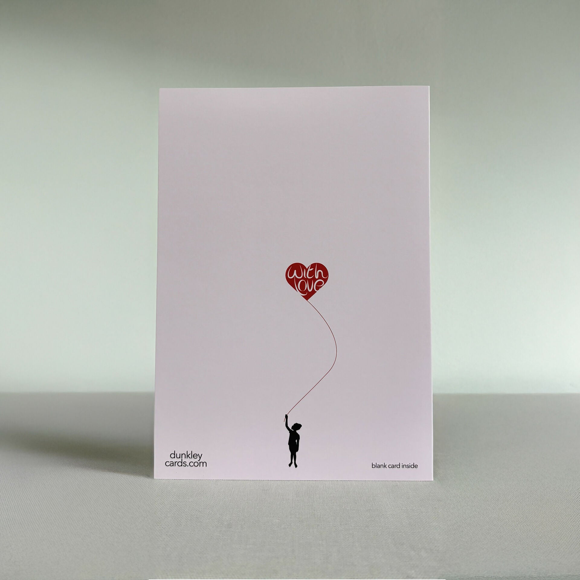 Happy Birthday Card - Pink, White and Red Heart Design