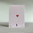 Happy Birthday Card - Pink, White and Red Heart Design