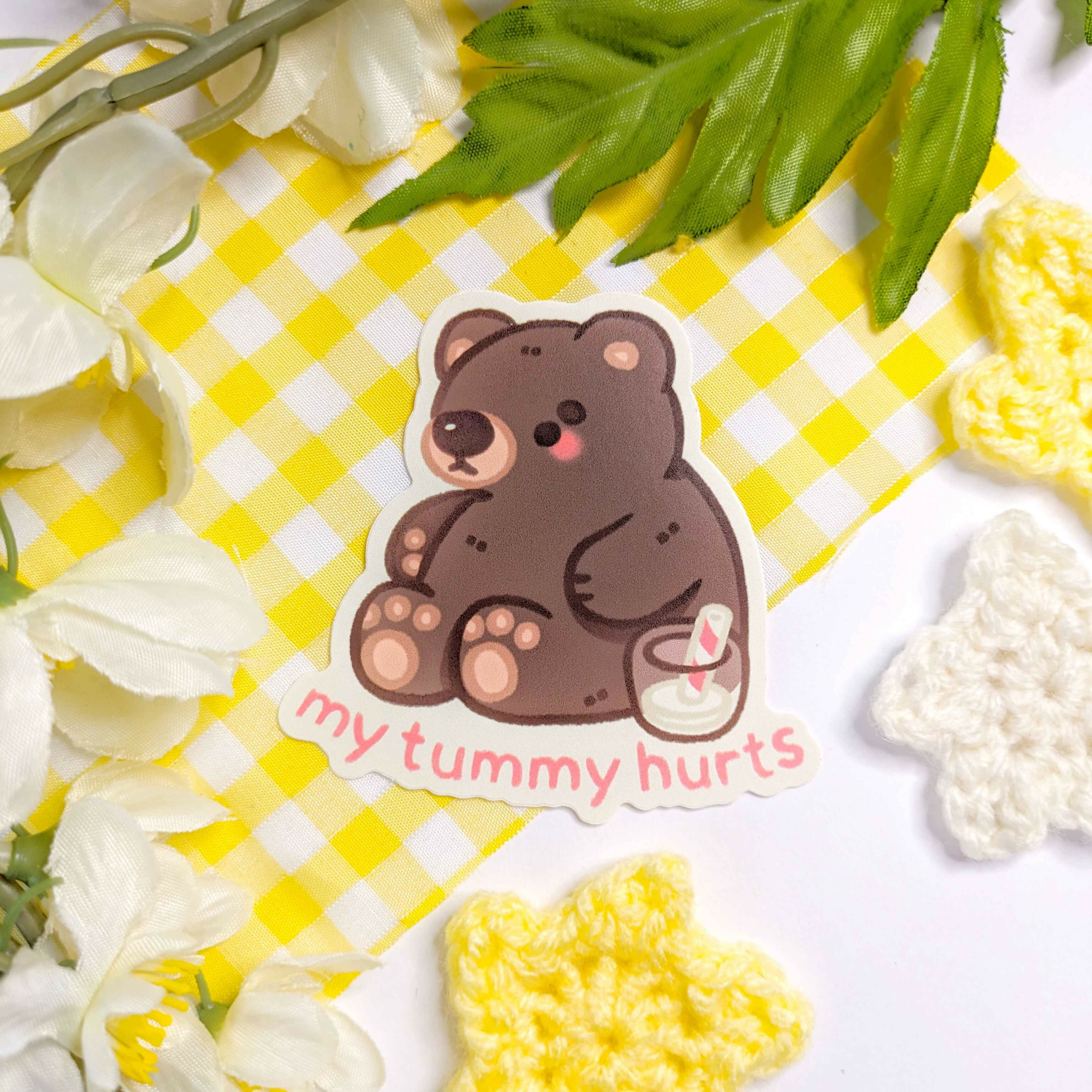My Tummy Hurts - Matte Sticker Single