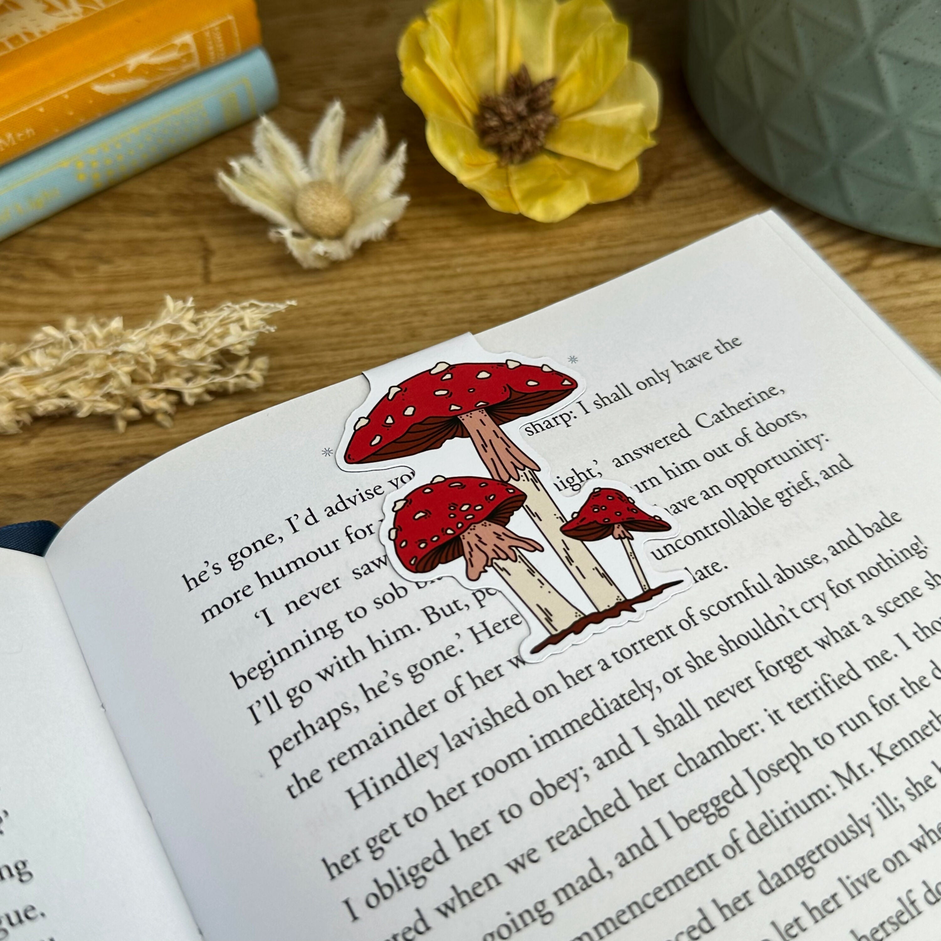 Mushroom - Matt Magnetic Bookmark