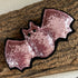 Sparkly Halloween Bat Decorations on Sticks, Handmade Colourful Bat Ornaments With Glitter