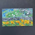 Sheep In Daffodils Oil Painting Mini Canvas Fridge Magnet