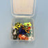 3D Printed Micro Mini: Articulated Sensory Fidget Animals Box of 7 frog friends