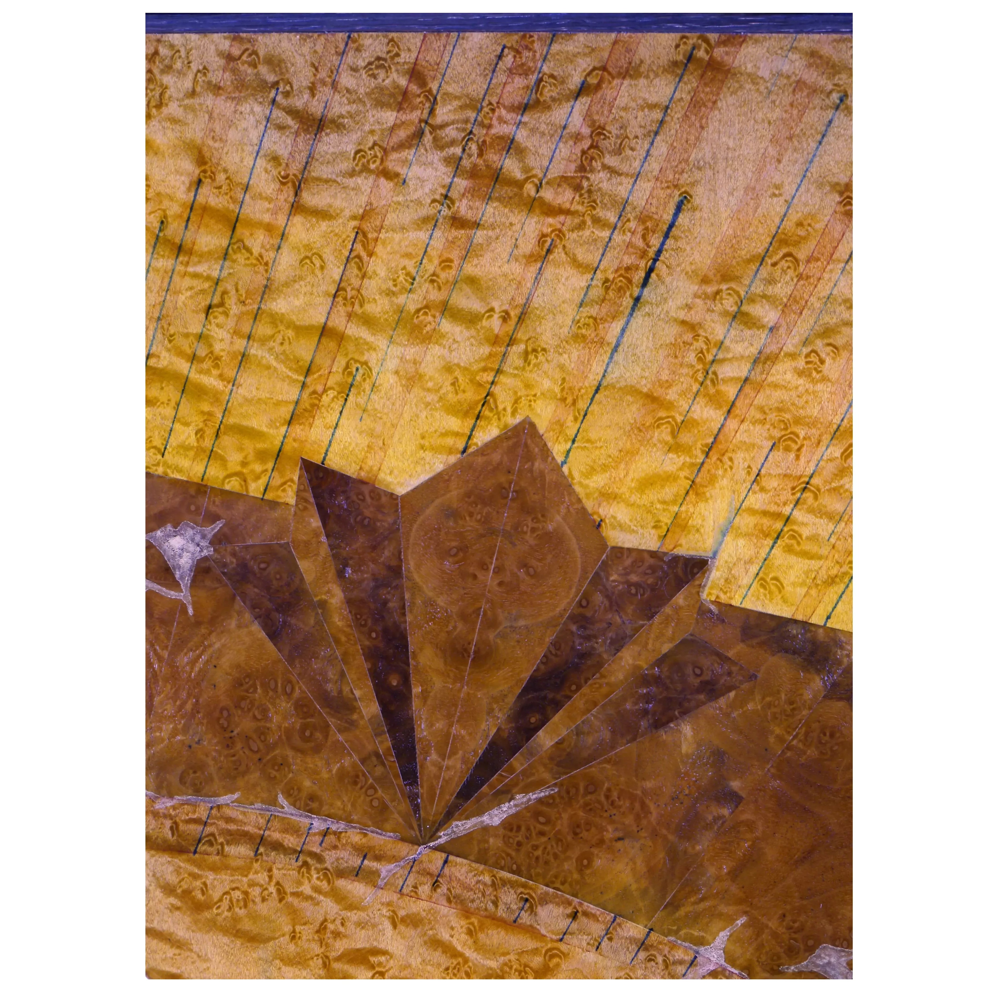 Innerysm: Inner Strength — Original Artwork (Marquetry on Panel) by Elementa Laudis