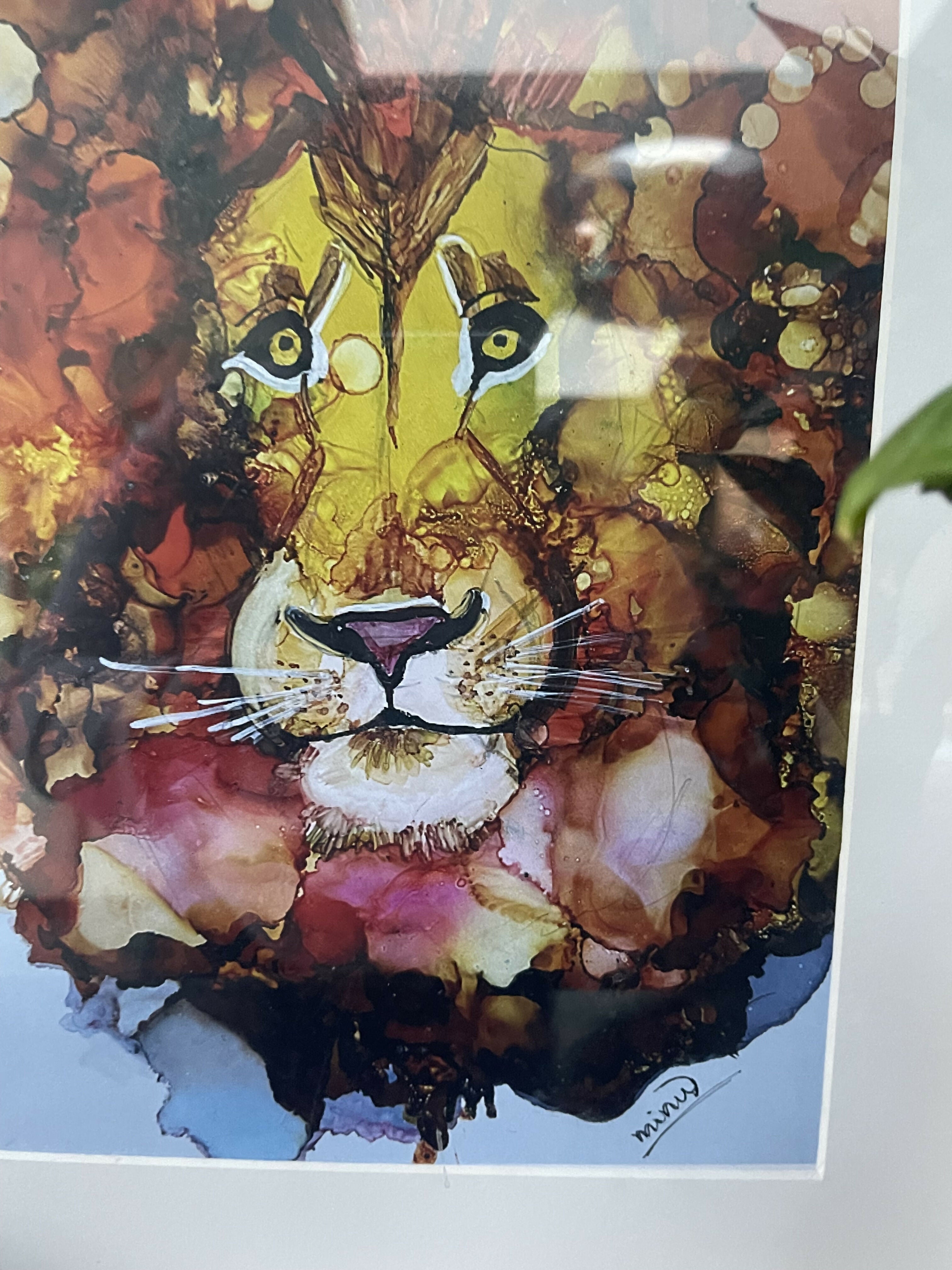 Sweet Lion - Print ]