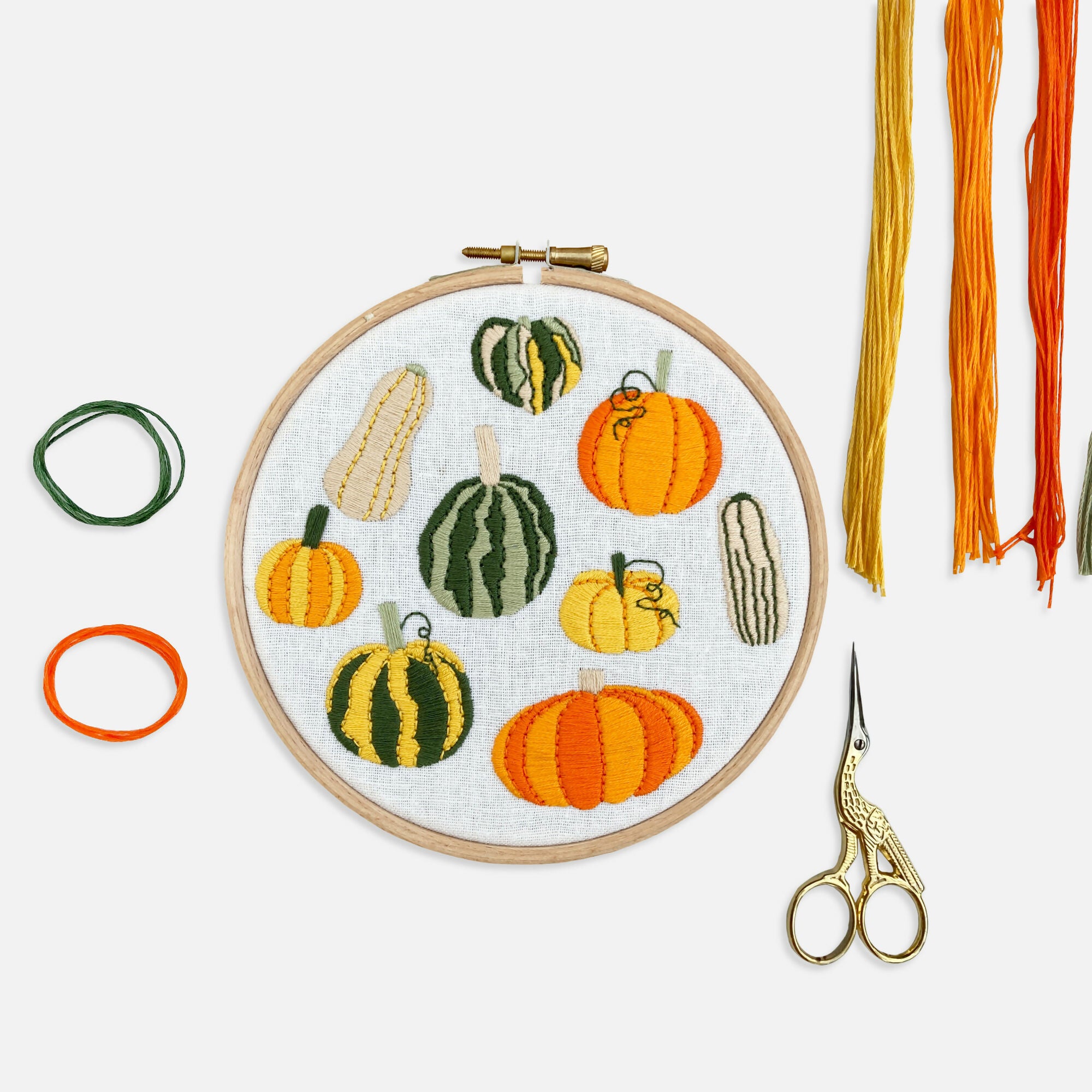 Pumpkin Embroidery Kit