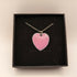Pale Pink Enamel Pendant