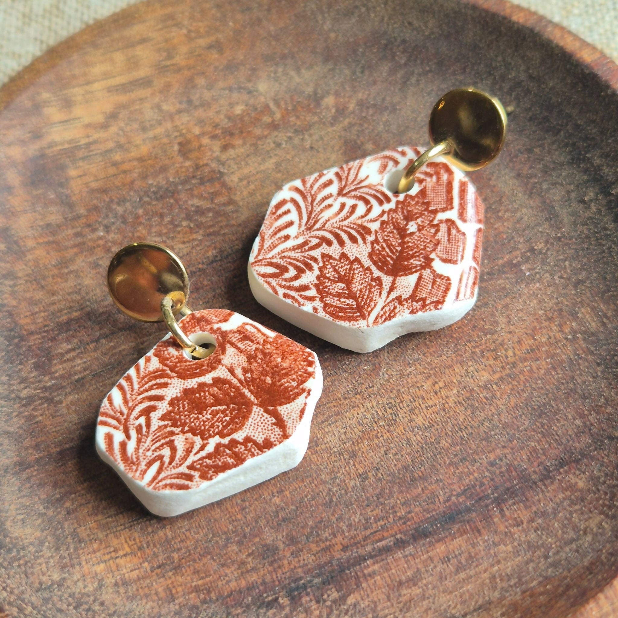 Recycled Ceramic Earring