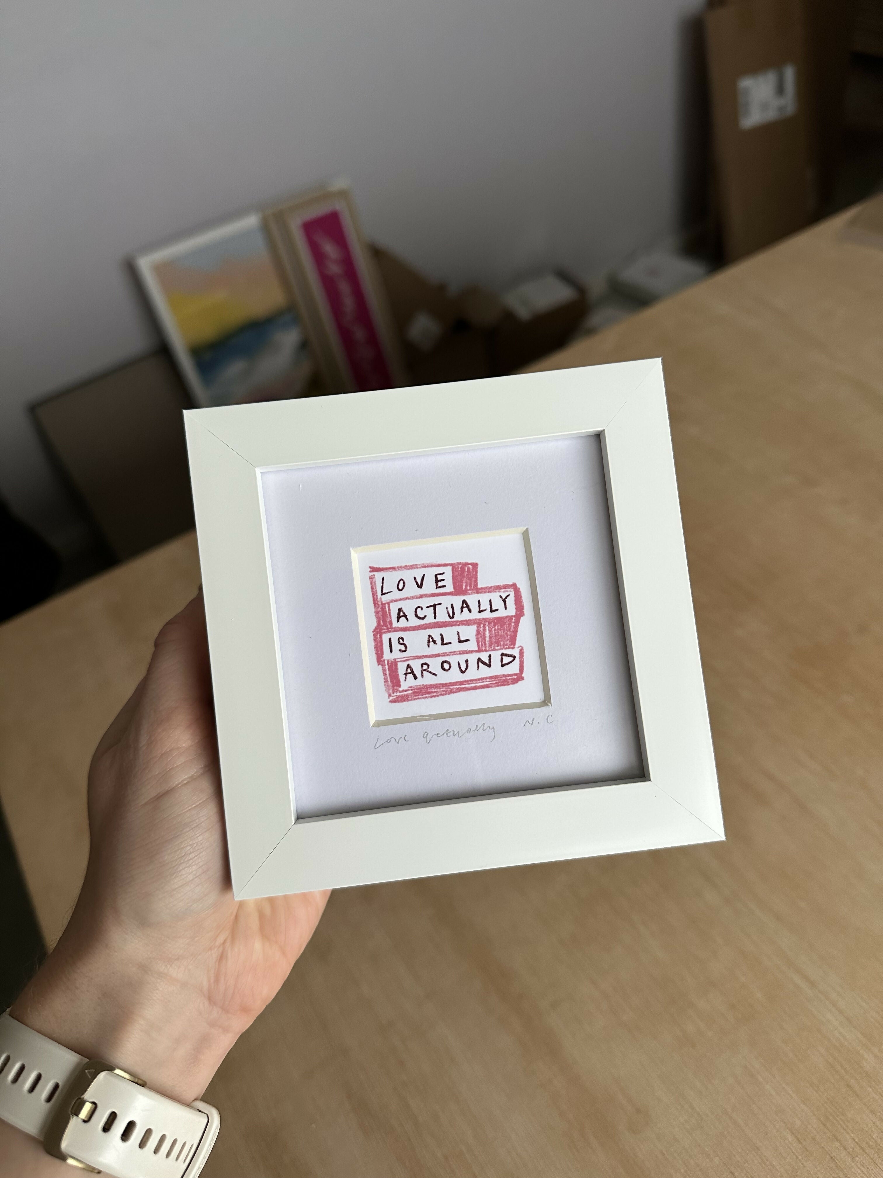Love Actually Is All Around Mini Print