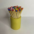 Jesmonite Match Holder Pot With Colourful Matches