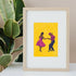 Dancers Art Print – Retro Dance Illustration