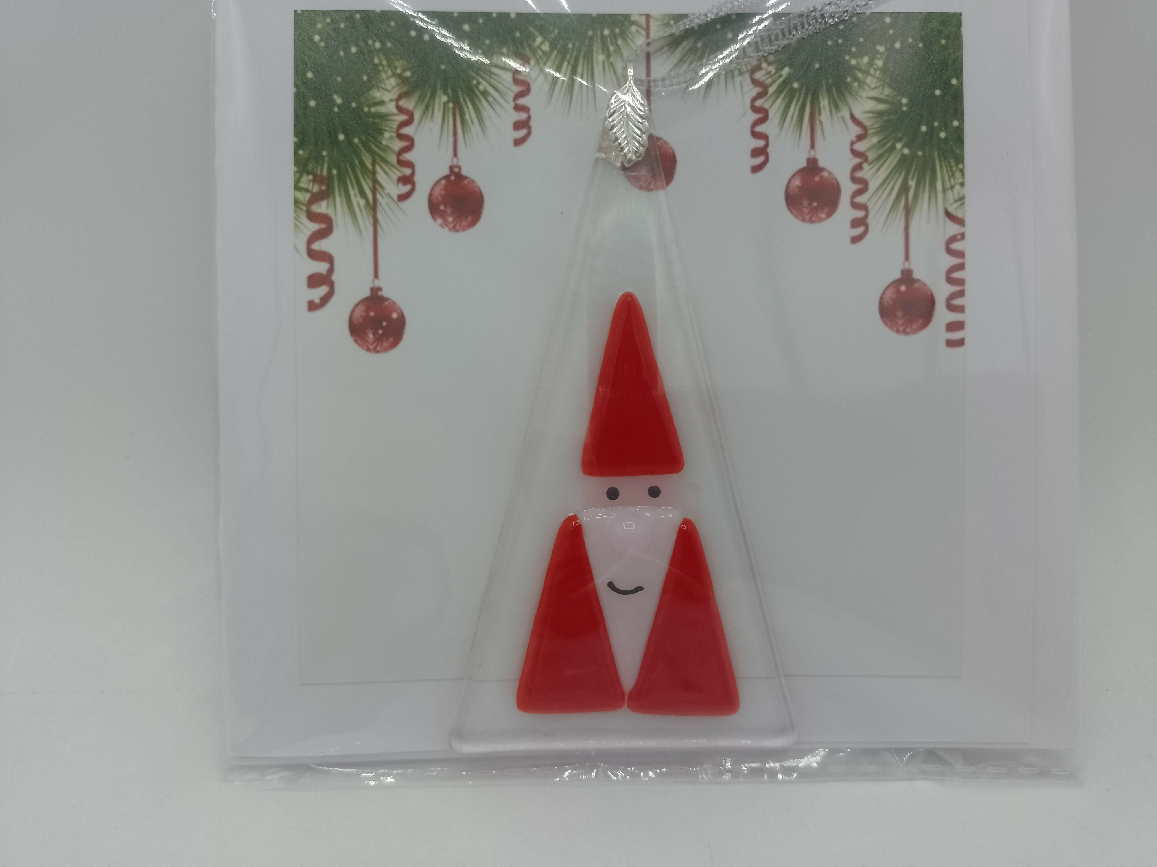 Fused Glass Christmas Card
