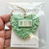 MUM Heart Ornament - Green