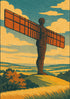 The Angel of the North Greetings Card