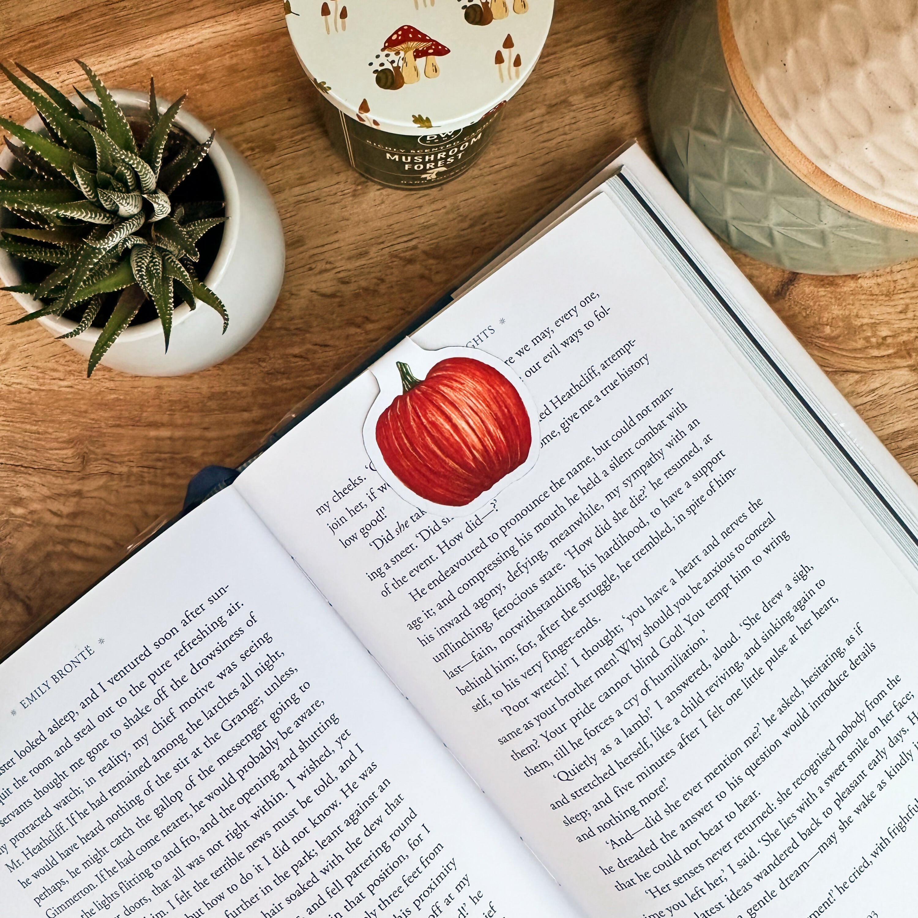 Pumpkin - Matt Magnetic Bookmark