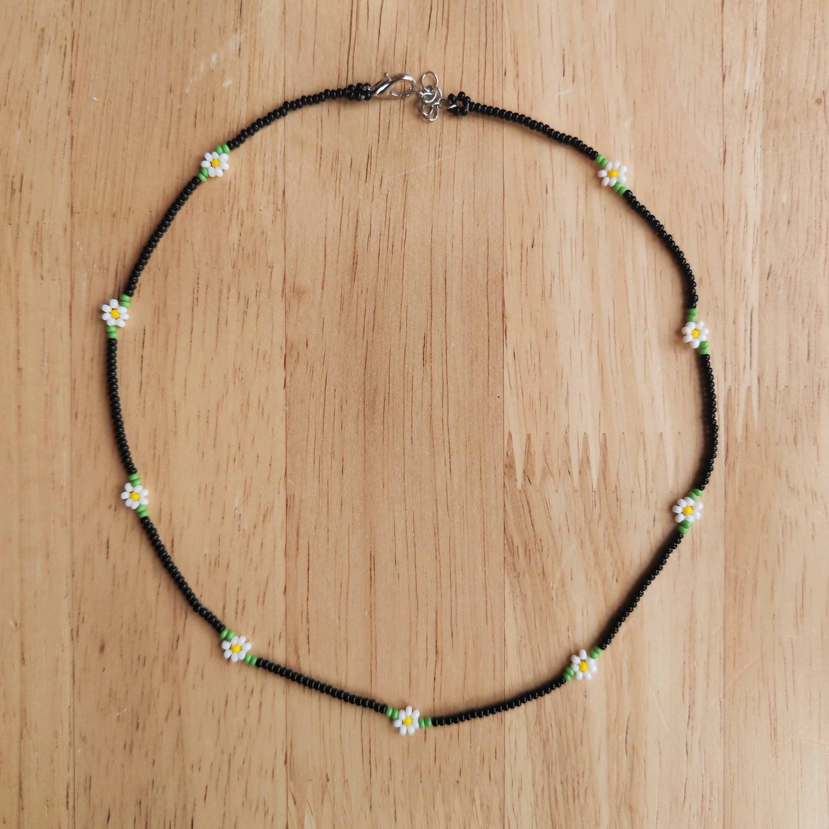 Beaded Flower Necklaces – Handmade Assorted Patterns