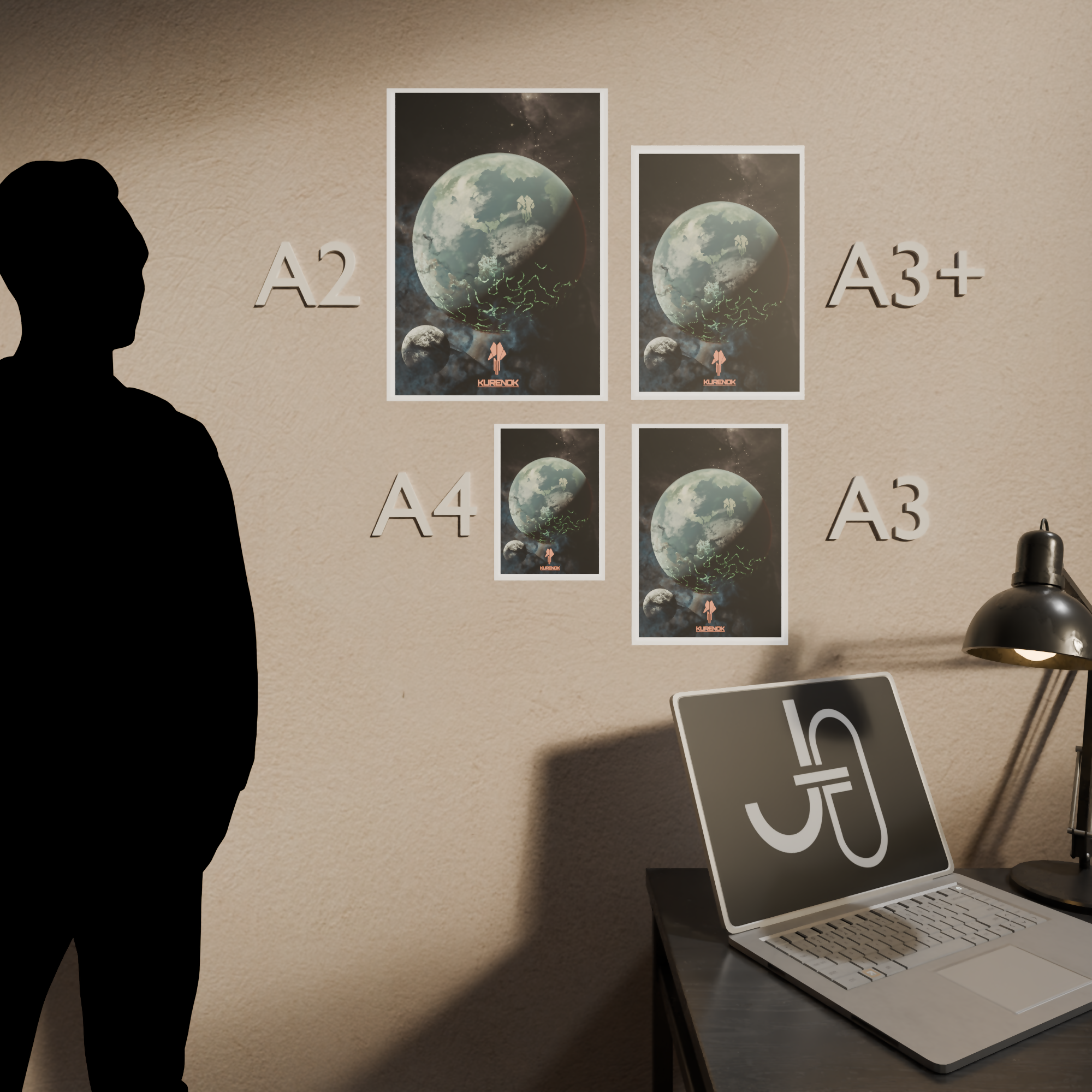 Minimal Kurenok Print