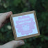 Handmade Polymer Clay Pink Frog Worry Stone