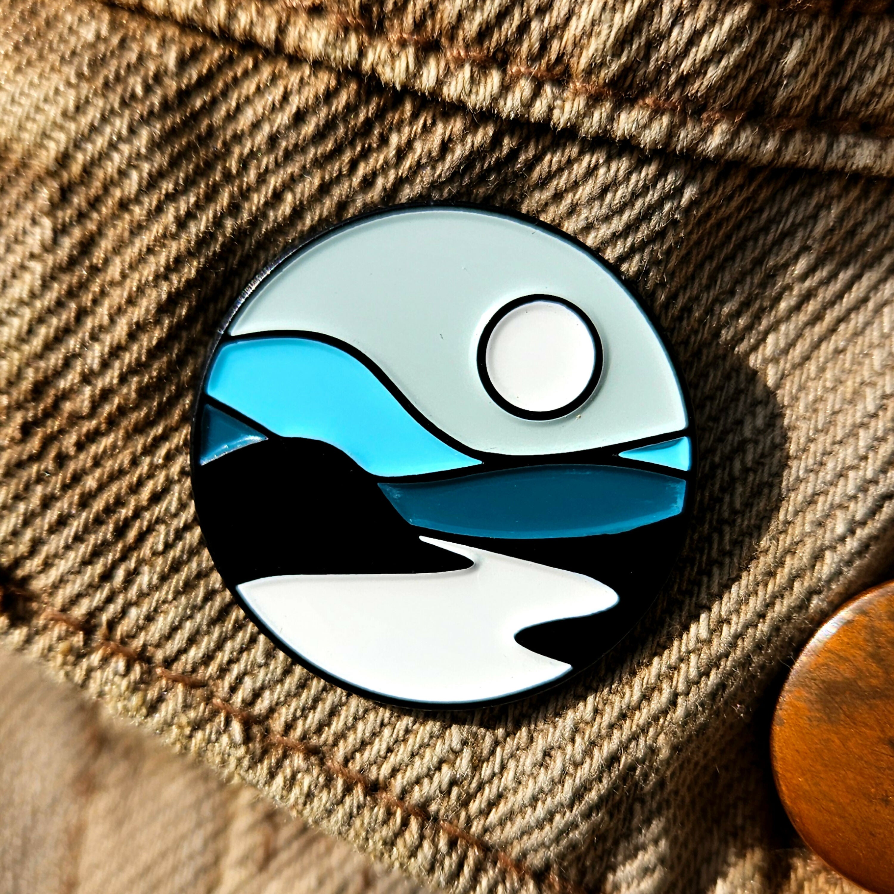 Lost In The Landscape, Pin Badge