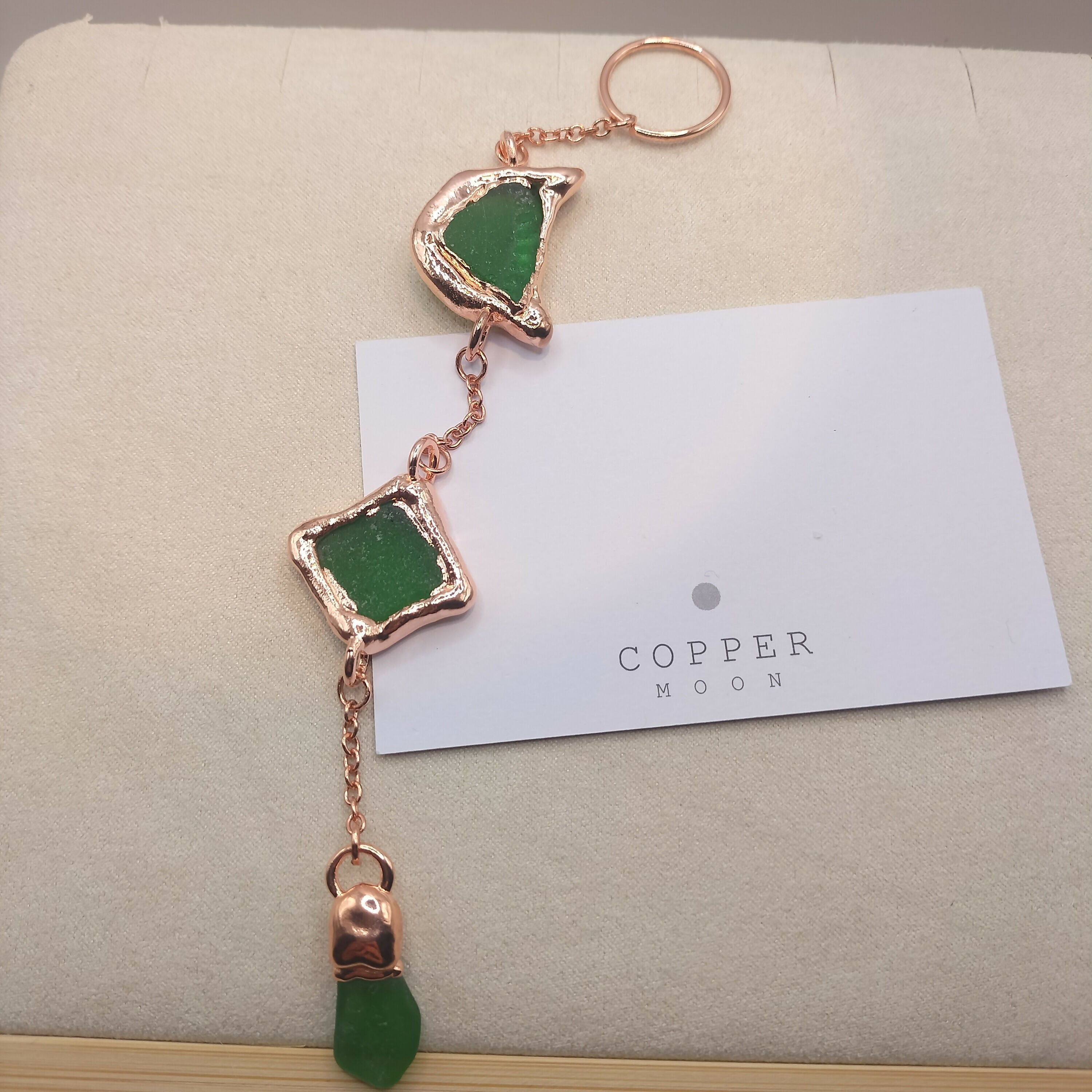 Seaglass Moon Catcher