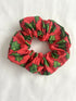 Red Holly Christmas Hair Scrunchie